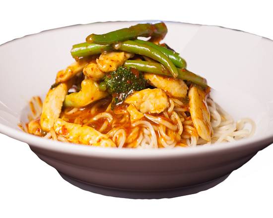 Szechuan Spicy Chicken麻辣川椒鸡面